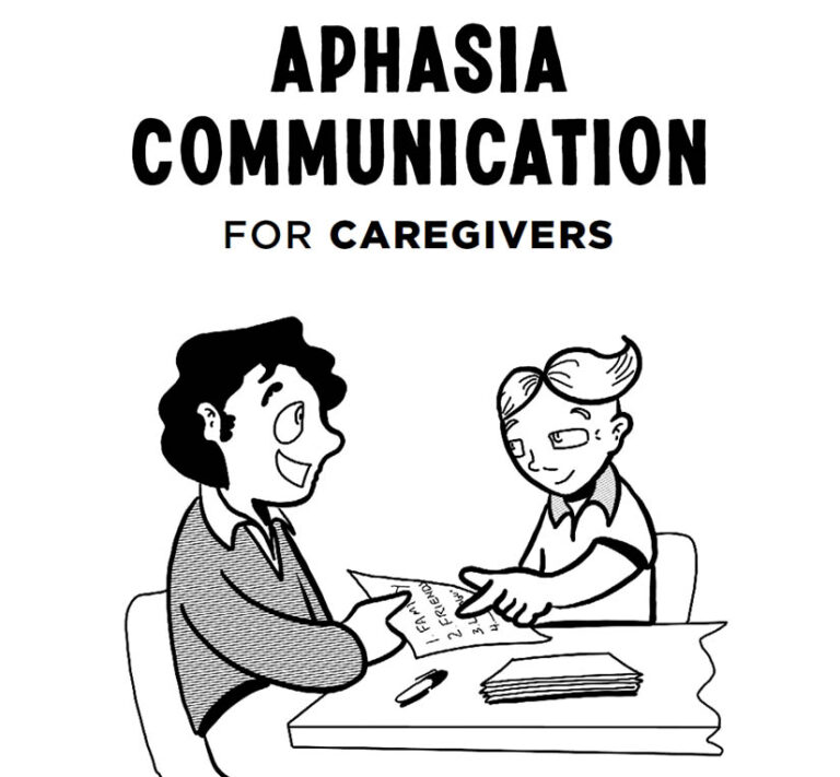 Aphasia Communication for Caregivers Comic Aphasia Institute